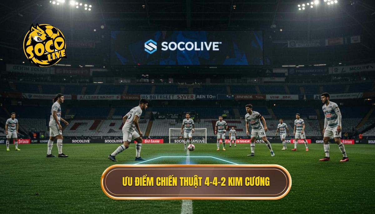 2. Ưu điểm Vượt trội của Chiến thuật 4-4-2 Kim Cương