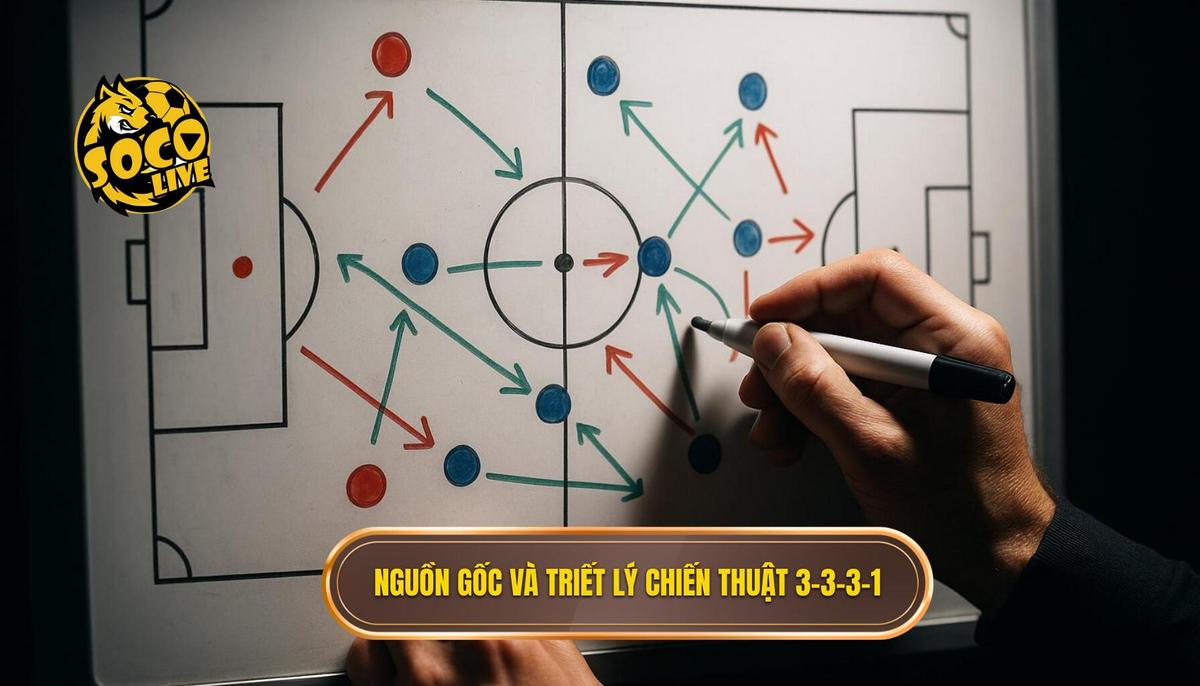 Nguồn gốc và Triết lý cốt lõi của Chiến thuật 3-3-3-1